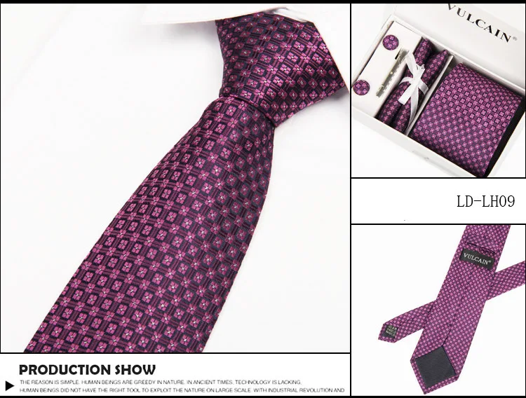 Newnecktie Наборы для ухода за кожей новый мужской моды классические Точки плед