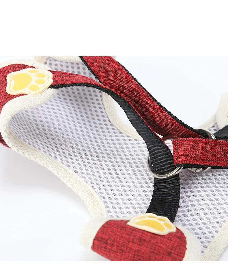 Сетчатая шлейка для собак и кошек комплект из мягкого поводка прогулок с щенками