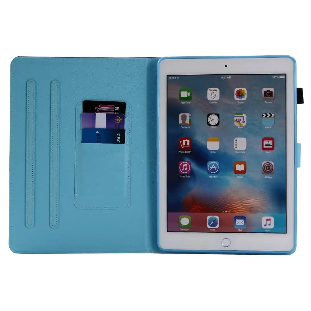 Чехол для iPad 2018 6-го поколения 2017 5th Air 1 2 Pro 9 7 7th 8th 10 5 11 Mini 3 4 чехол Funda мультяшный Кот