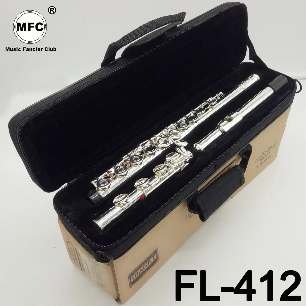 

Музыка Fancier клуб промежуточные стандарты флейта FL-412 студенческие флейты посеребренные 16 17 закрытых отверстий открытое отверстие с чехлом