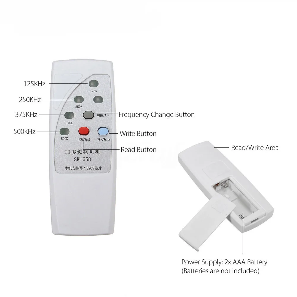 13 шт. 125 кГц RFID считыватель ID карт Писатель Копир Дубликатор + 6 тегов
