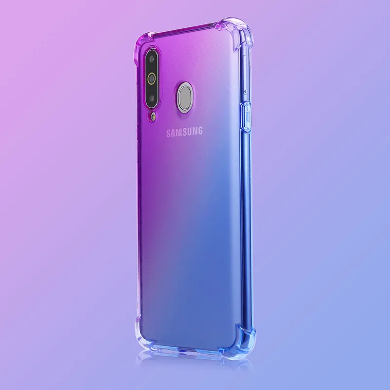 2019 Модный чехол для samsung M10 M20 M30 градиентный цветной бант из ленты tpu с