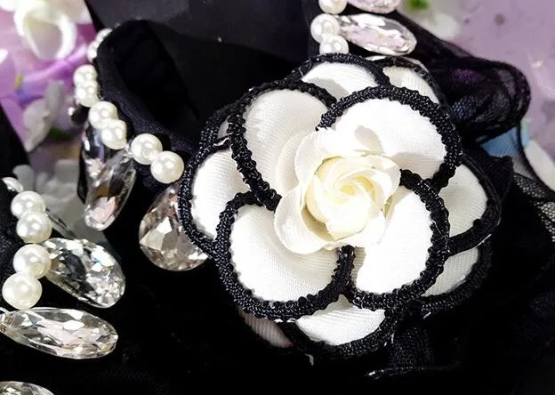 HAHAFLOWER/Летняя обувь женские прозрачные босоножки на толстой подошве с кружевным