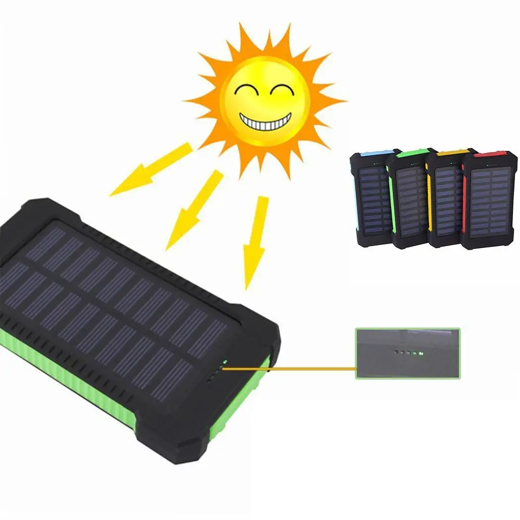 10000 мАч литий-полимерный аккумулятор с двумя usb-портами портативное зарядное