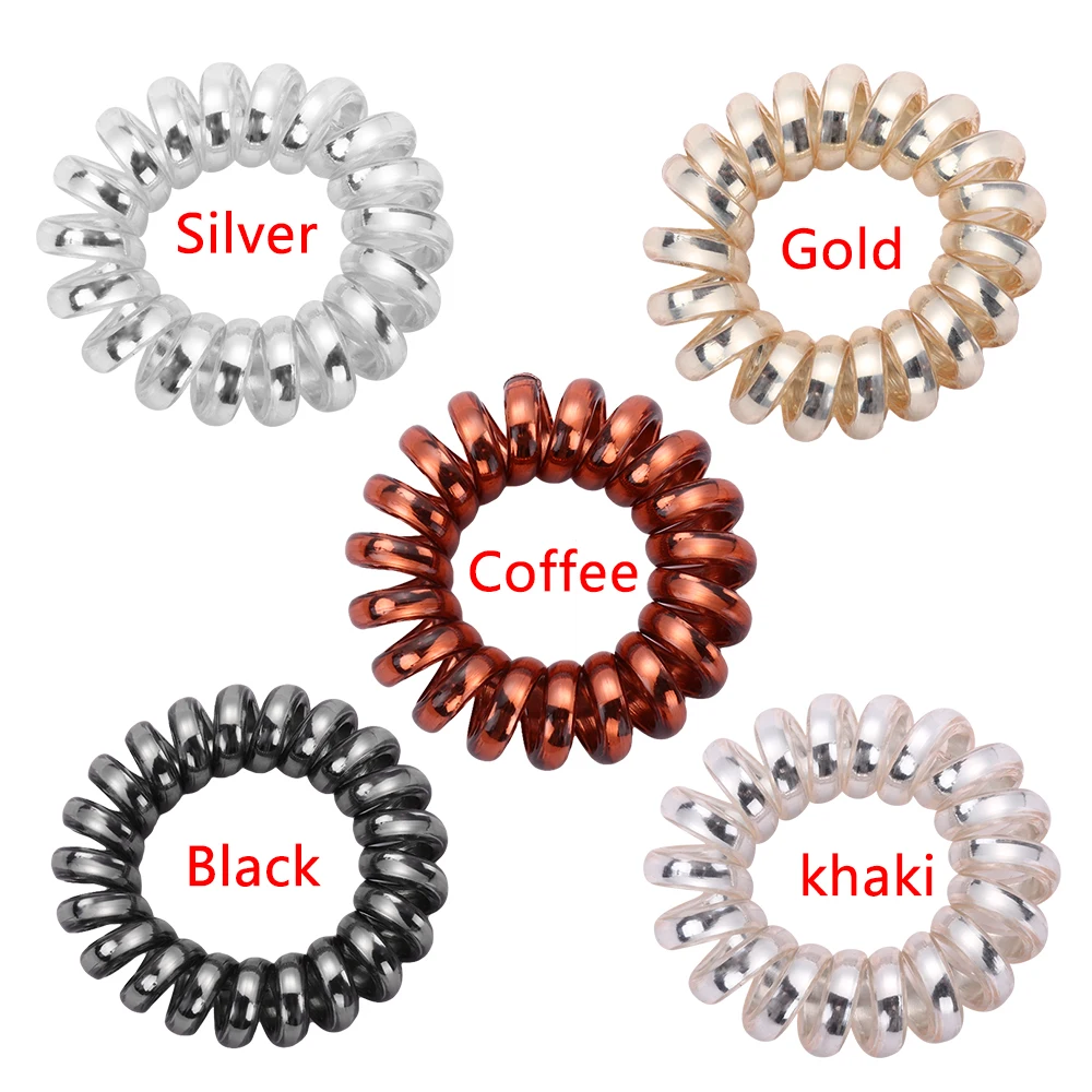 Эластичные спиральные резинки для волос | Красота и здоровье