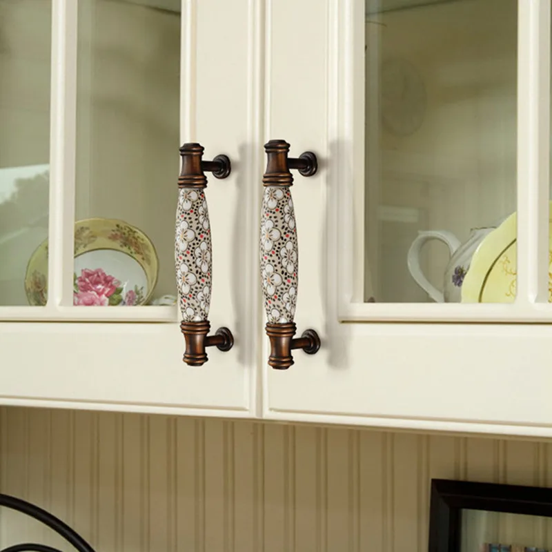 KK & FING матовые кофейные керамические дверные ручки и из цинкового сплава