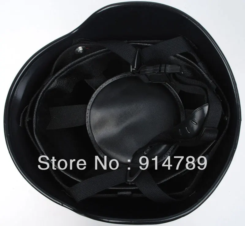 US SWAT AIRSOFT M88 STYLE STEEL HELMET GLOSSY BLACK-33365 | Тематическая одежда и униформа