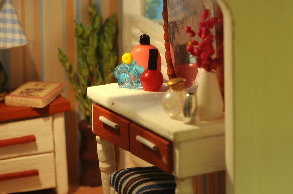3D Кукольный дом ручной работы Деревянный Diy Miniatura кукольные домики мебельный Набор Diy пазл сборные кукольные игрушки светодиодный светильник подарок на день рождения