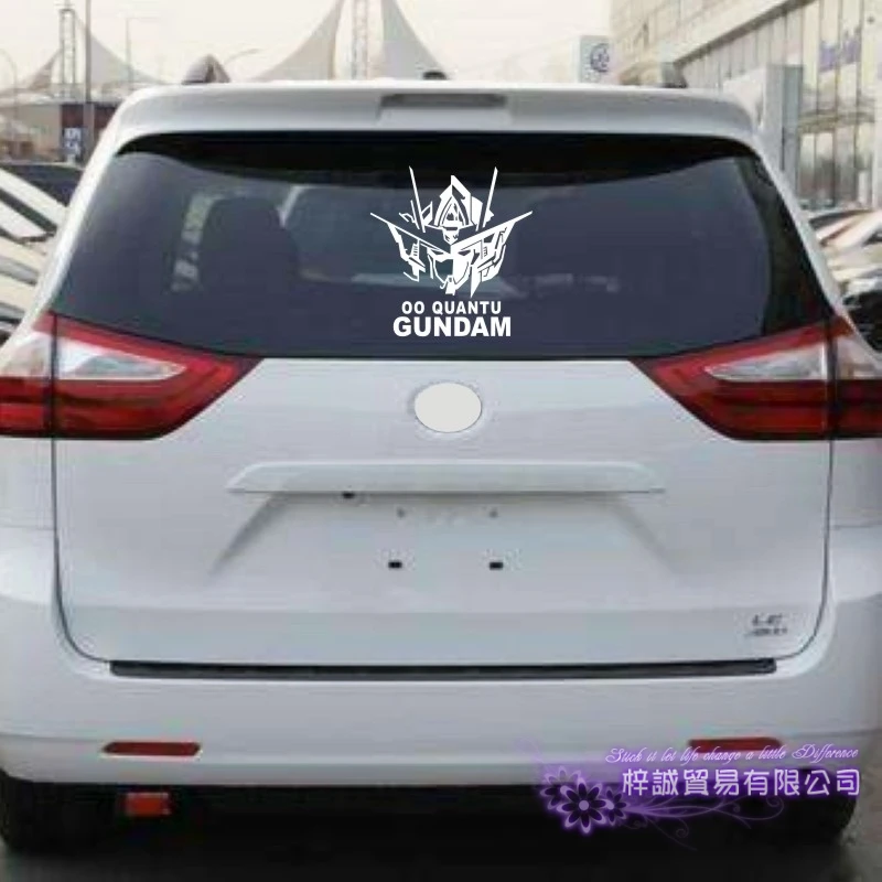 Pegatina GUNDAM Sticker Anime Cartoon Car Decal Sticker 00 Quantu Vinyl Wall Stickers Decor Home Decoration