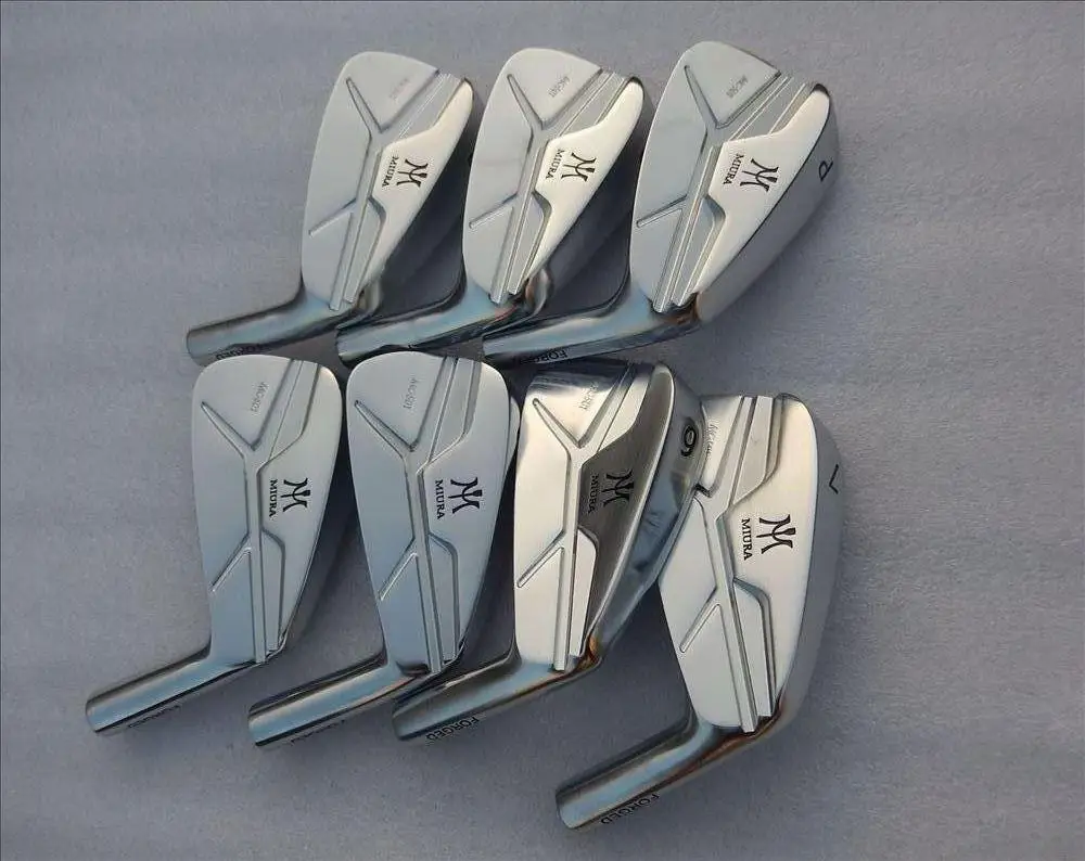Бренд MiURA MC-501 Кованое железо набор серебро MiURA Гольф кованые железные клюшки для гольфа 4-9Pw стальной вал с головкой крышка