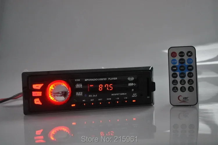 Автомобильный Радио стерео плеер Поддержка Bluetooth телефон AUX-IN MP3 FM/USB/1 Din/пульт дистанционного управления для 12 В/24 В автомагнитолы
