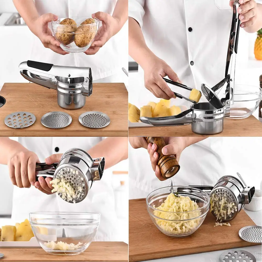 Соковыжималка для картофеля + 3 диска из нержавеющей стали щетка