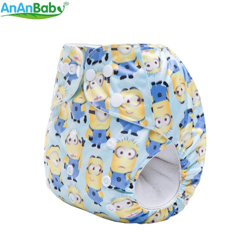 AnAnBaby многоразовый подгузник ткань Звездные войны с замши внутренняя детские