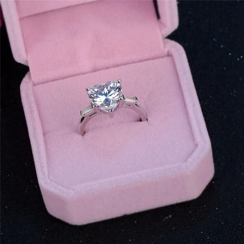 Женские серебряные обручальные кольца CC S925 уникальное ювелирное изделие в форме