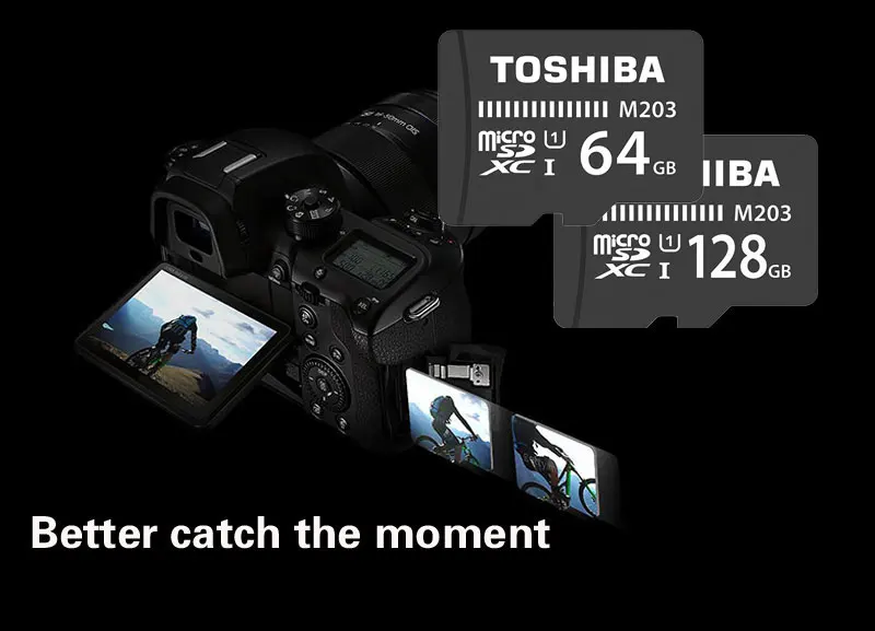 Micro SD карта TOSHIBA M203 класс 10 16 ГБ 32 ГБ 64 Гб 128 Гб карта памяти C10 Mini SD карта SDHC SDXC UHS-I TF карта для смартфонов/телевизоров