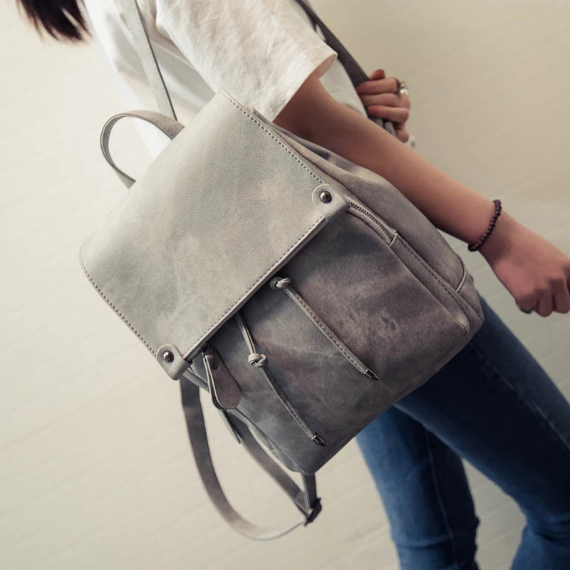 Брендовые школьные ранцы для женщин модный серый и черный дорожный рюкзак