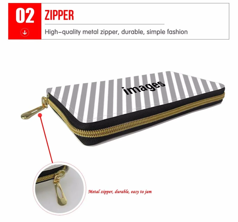 Женский Длинный кошелек с принтом Бостон терьер|Женские кошельки| |