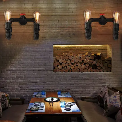 Винтажный настенный светильник Эдисона в ретро стиле|vintage wall light|edison sconcewall sconce |