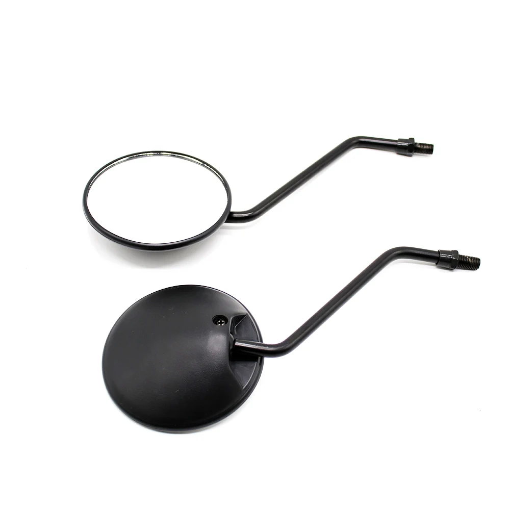 10 мм черные аксессуары для мотоциклов Зеркала заднего вида скутер retroviseur moto guidon