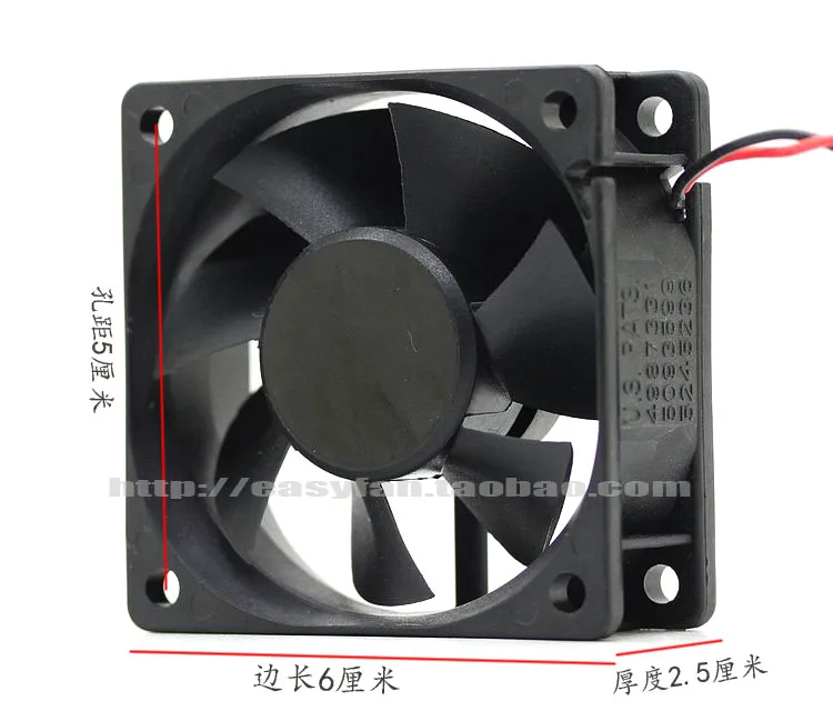 Вентилятор охлаждения сервера SUNON KDE1206PTV1 MS.B2200.GN DC 12 В 1 8 Вт 60x60x25 мм|square fan|sunon