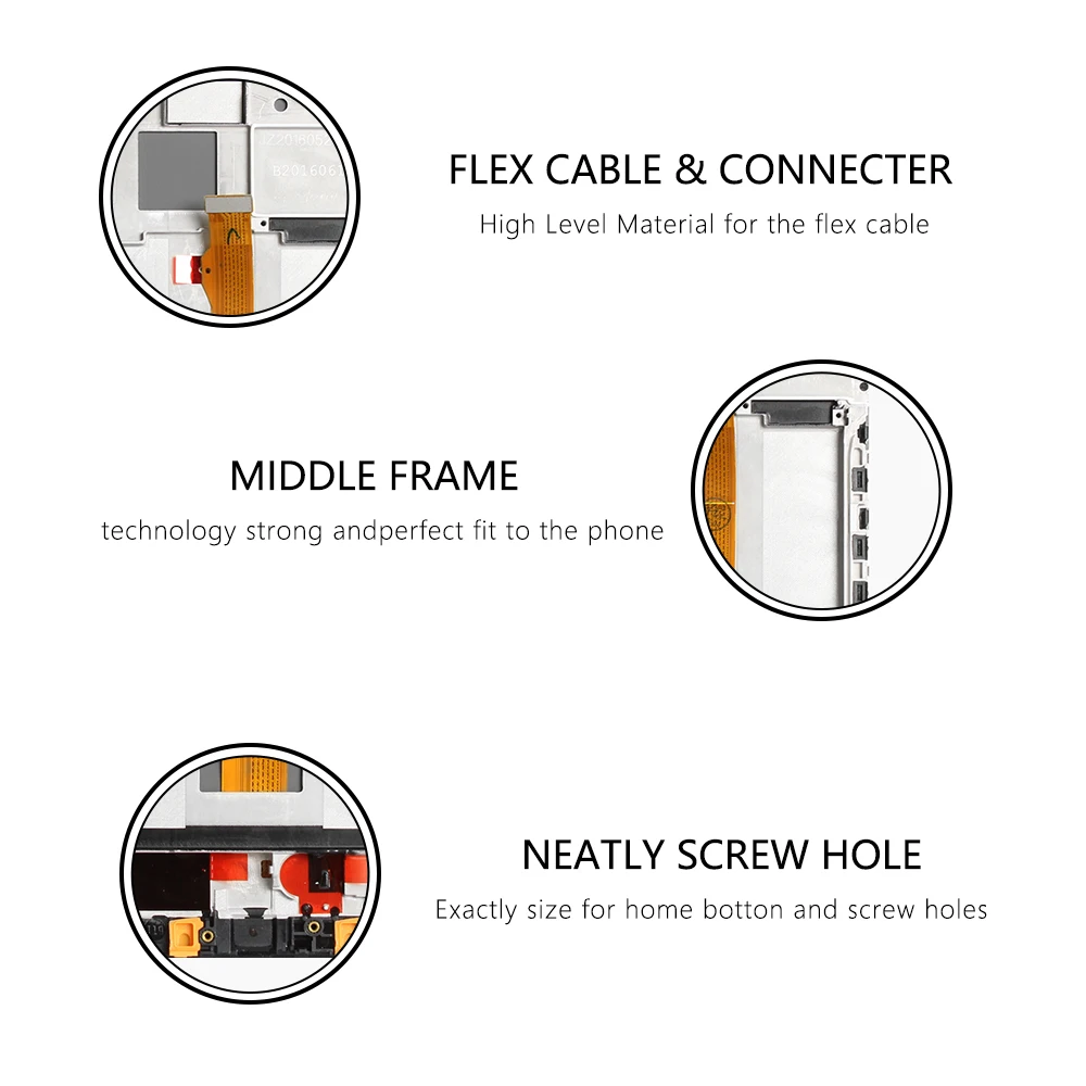 ЖК дисплей 5 &quotдля HUAWEI Mate S с сенсорным экраном и дигитайзером рамкой для Huawei