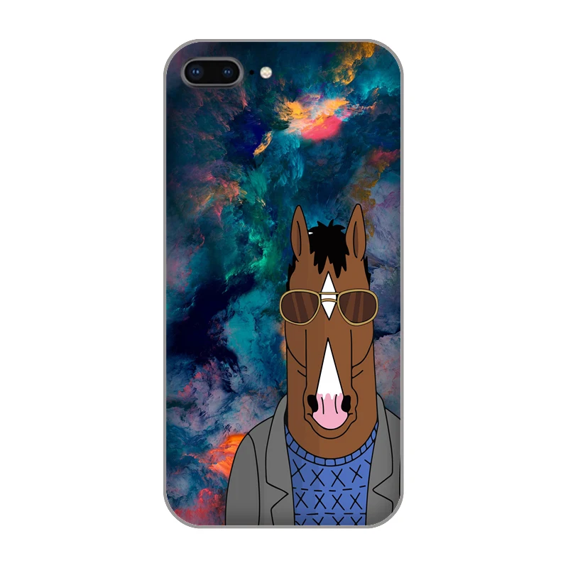 Anime BoJack Horseman funny Soft TPU Phone back Cover Case for iphone 4 5 5s se 6 6s 8 plus 7 Plus X XR XS MAX shell |