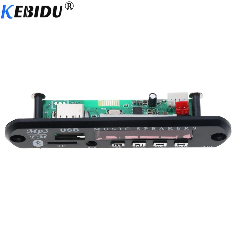 Плата декодера kebidu MP3 WMA беспроводной аудио модуль с Bluetooth USB TF FM радио 5 В 12 для
