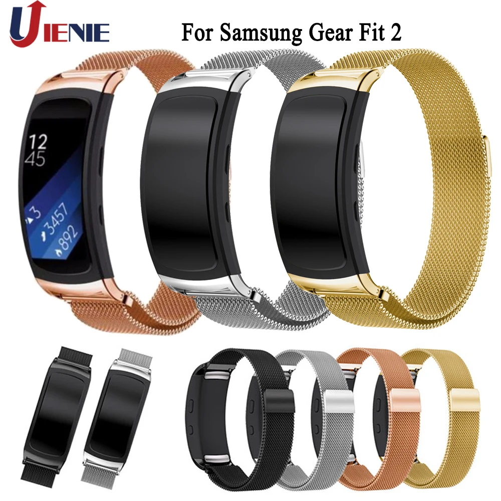 Ремешок для часов Samsung Gear Fit 2 Fit2 Pro ремешок браслет из нержавеющей стали Миланский