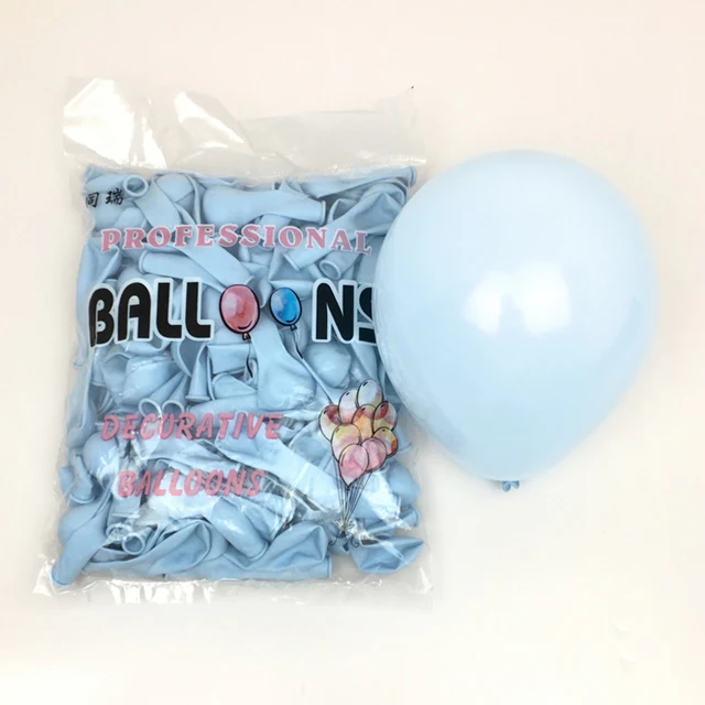 Macaron light blue 10 шт., 5 дюймов, розовое золото, воздушный шар "Конфетти", латексный, макарон, баллон с днем рождения, свадебные украшения, баллон, вечерние принадлежности - Цвет: Macaron light blue