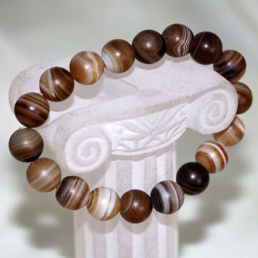 10 мм натуральный агат оникс Персидского залива вен камень сердолик Бусины