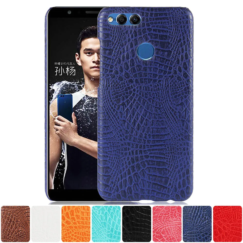 Кожаный чехол для Huawei Honor 7X BND L21 L24 бампер телефона X7 7 X L22 Жесткий Чехол рамка ПК|case