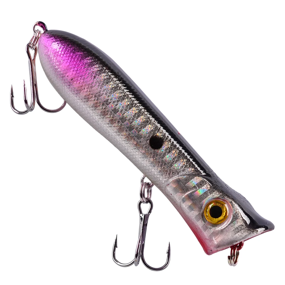 1 шт. воблер Поппер приманка для рыбной ловли с 6 крючками 8 5 см 11 г плавающая