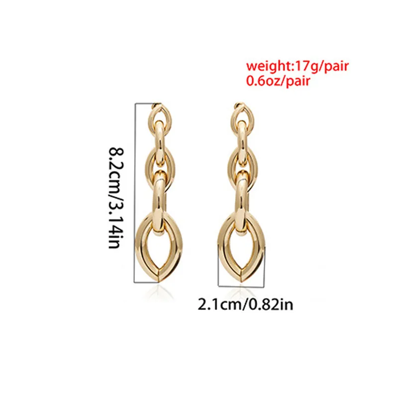 Бесплатная доставка серьги-цепочки большого размера в стиле панк с кисточками