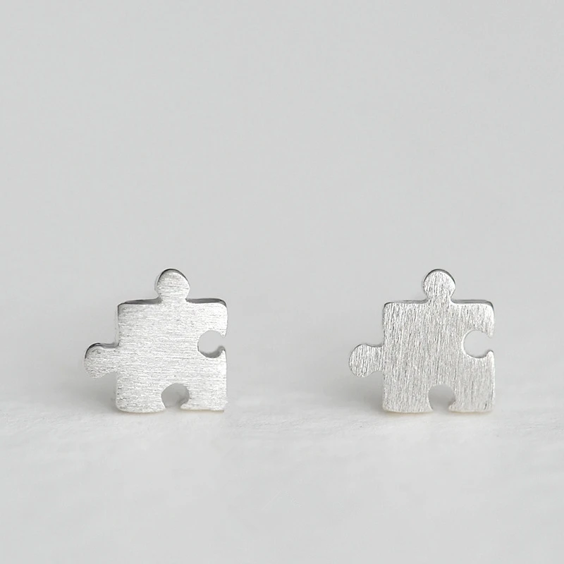 Female Stud Earring Silver Color Geometric Earrings For Women Party Pendientes Mujer | Украшения и аксессуары