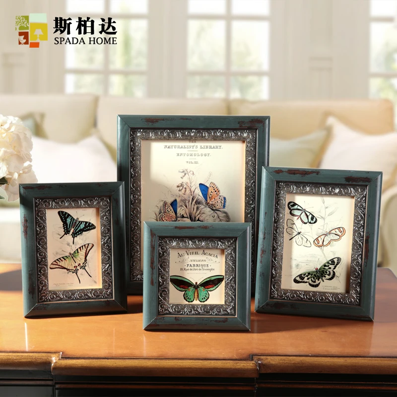 Деревянный Фоторамка в европейском стиле фоторамка настольная 1 шт./лот