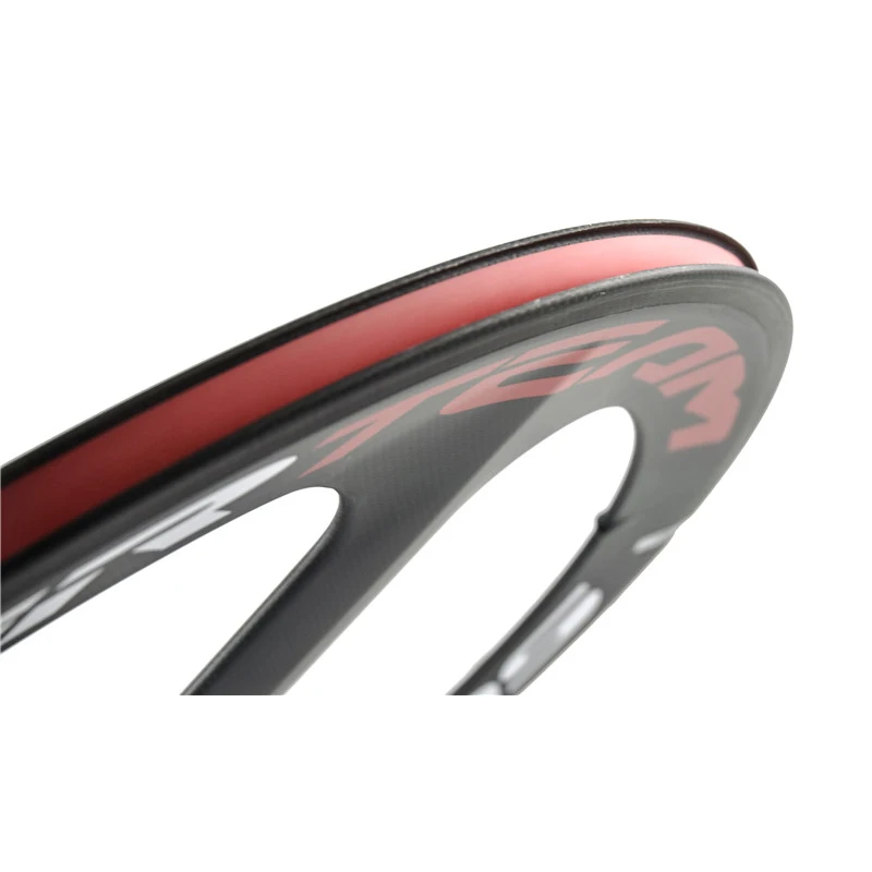 Трехспицевое переднее и заднее углеродное колесо 700C для дорожного/велосипедного