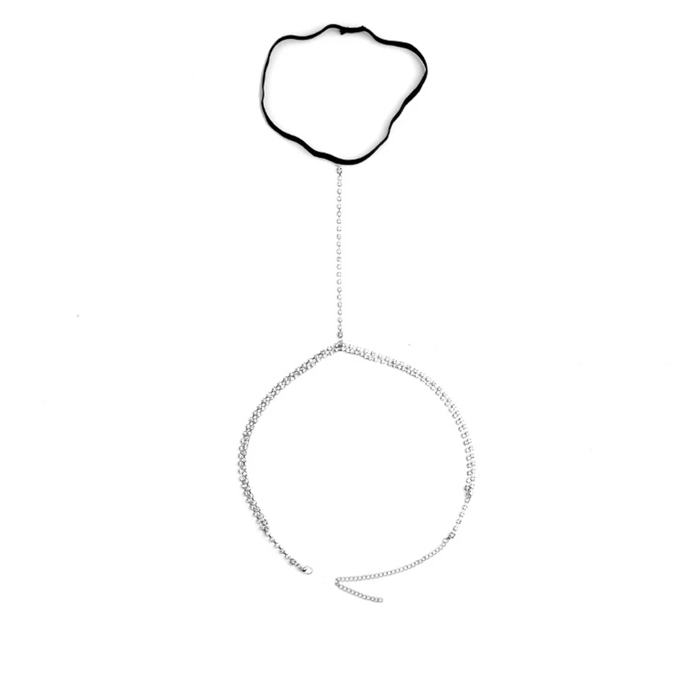 Бесплатная доставка блестящие 2 уровня Слои цепочка на ногу пикантные Клубные