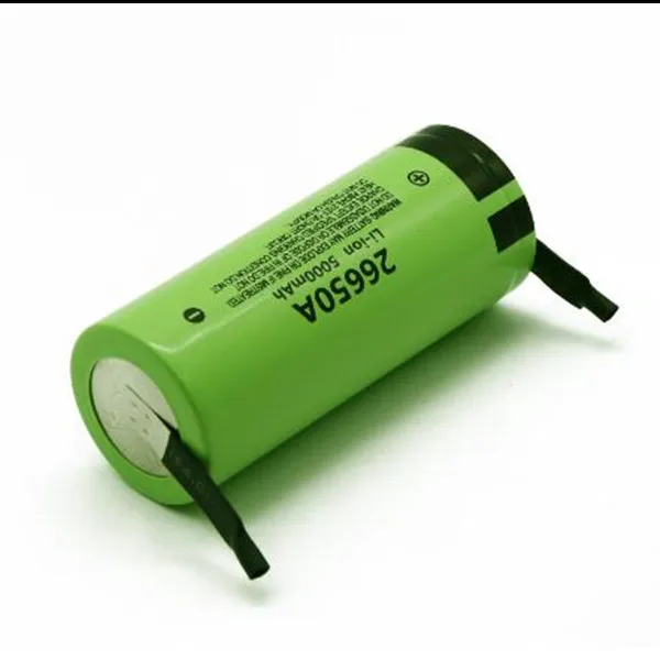Dolidada аккумулятор для Panasonic 26650A 3,7 V 5000mAh высокой емкости 26650 литий-ионные аккумуляторы+ никель DIY