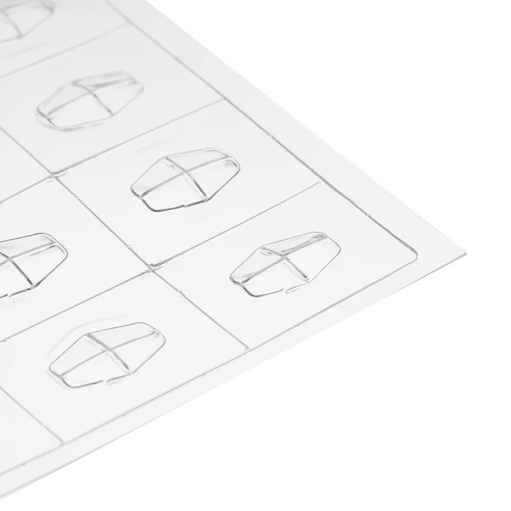 1 шт. 3D наклейки с драгоценными камнями для ногтей японские прозрачные