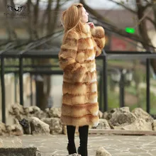 Tatyana Furclub, Новое поступление, натуральное меховое пальто для женщин, натуральный красный Лисий мех, куртка, длинная съемная верхняя одежда, толстые теплые парки, модные Tatyana Furclub, Новое поступление, натуральное меховое пальто для женщин, натуральный красный Лисий мех, куртка, длинная съемная верхняя одежда, толстые теплые парки, модные