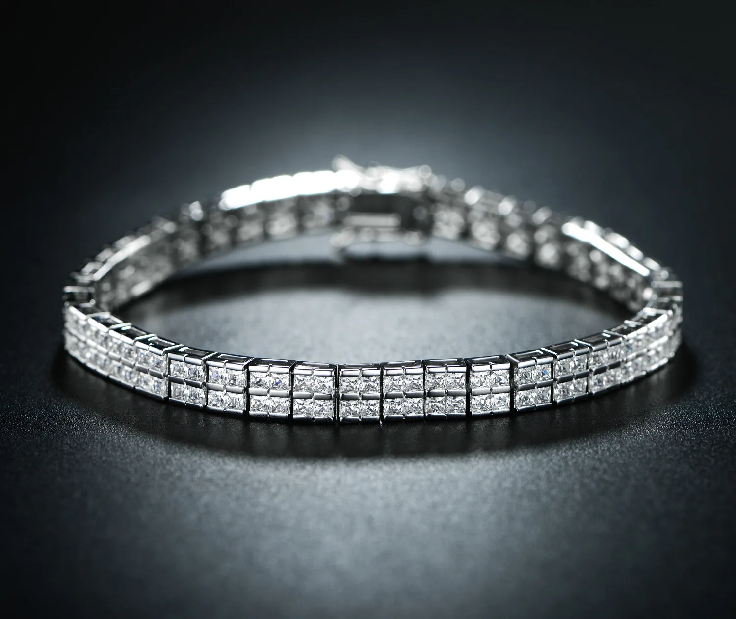 Оптовая продажа браслет ювелирные изделия Принцесса Циркон Бриллиантовый