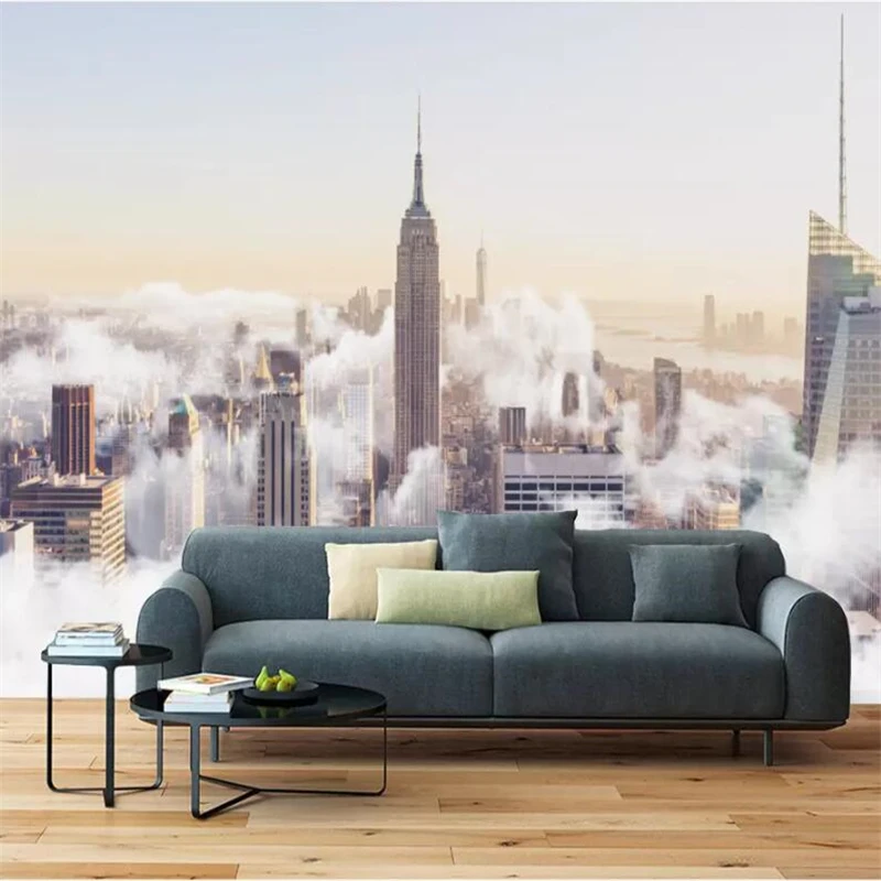 Обои на заказ 3d фрески современный минималистичный абстрактный расписанный