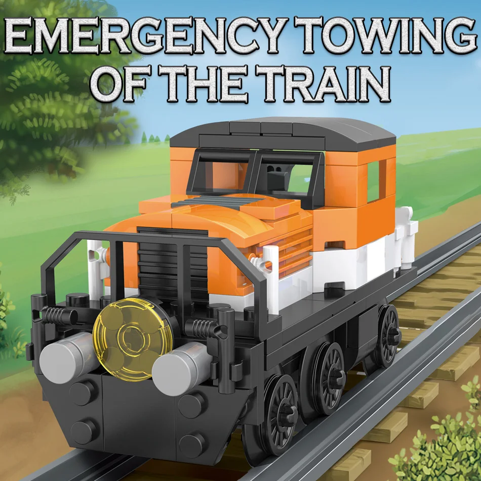 Технический конструктор совместимый с грузовым вокзалом аварийный прицеп