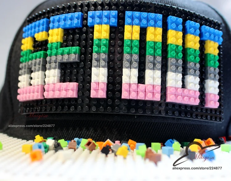 Новый дизайн Bigbang G Dragon мозаика сделай сам съемный 4 мм небольшой кирпич