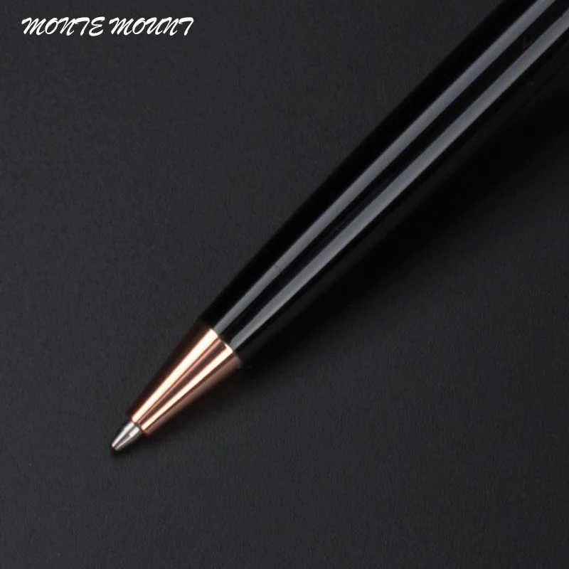 Новые металлические шариковые ручки офисные деловые с золотым зажимом шариковая