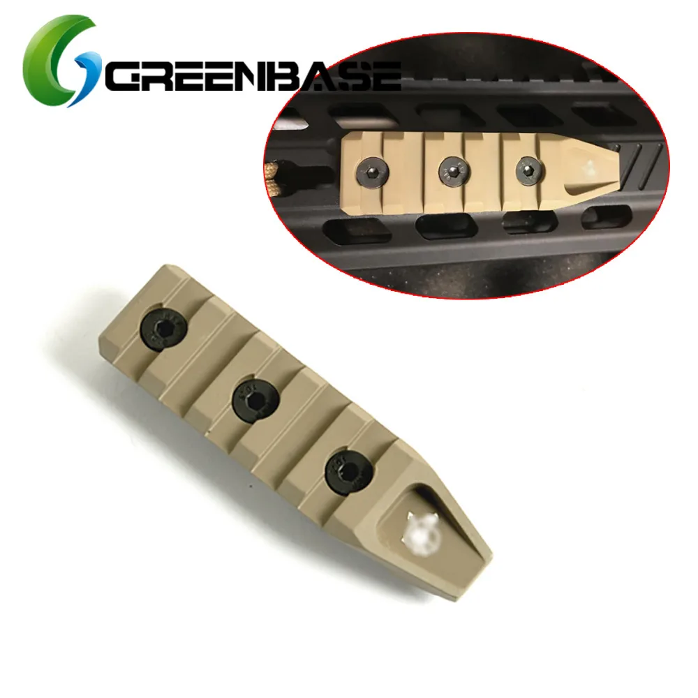 Greenbase Keymod направляющие Охотничьи аксессуары 5 слотов направляющая для URX 4 0 Quad Rail