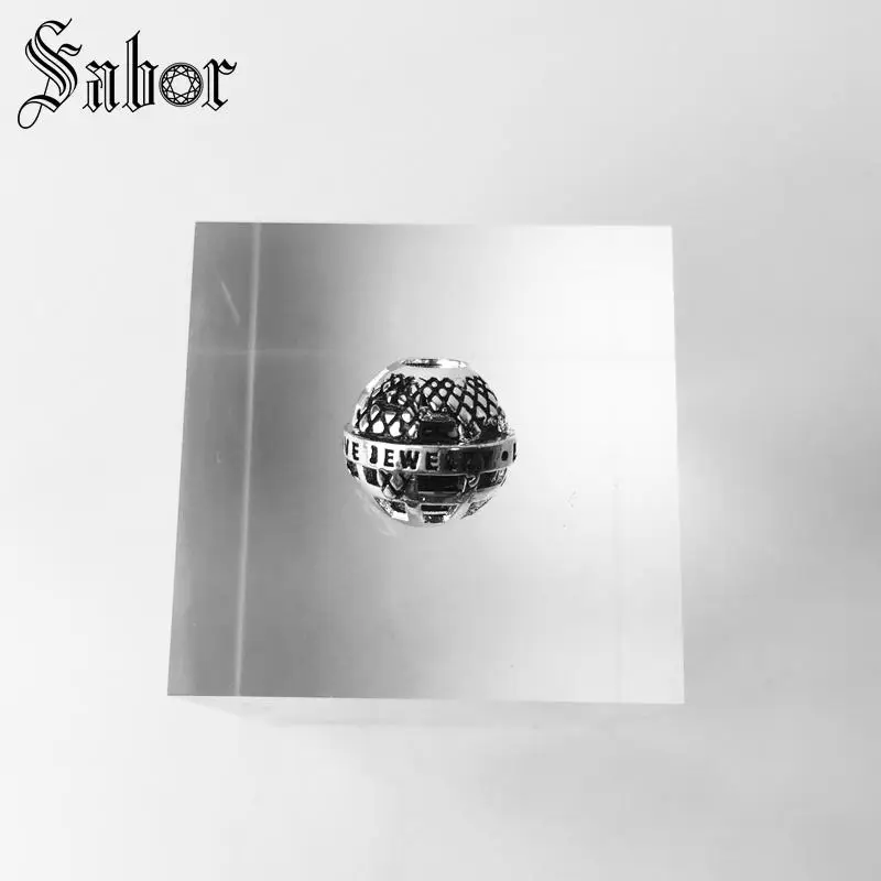 Черный шарик с бусинами thomas DIY ювелирные изделия серебряного цвета модный