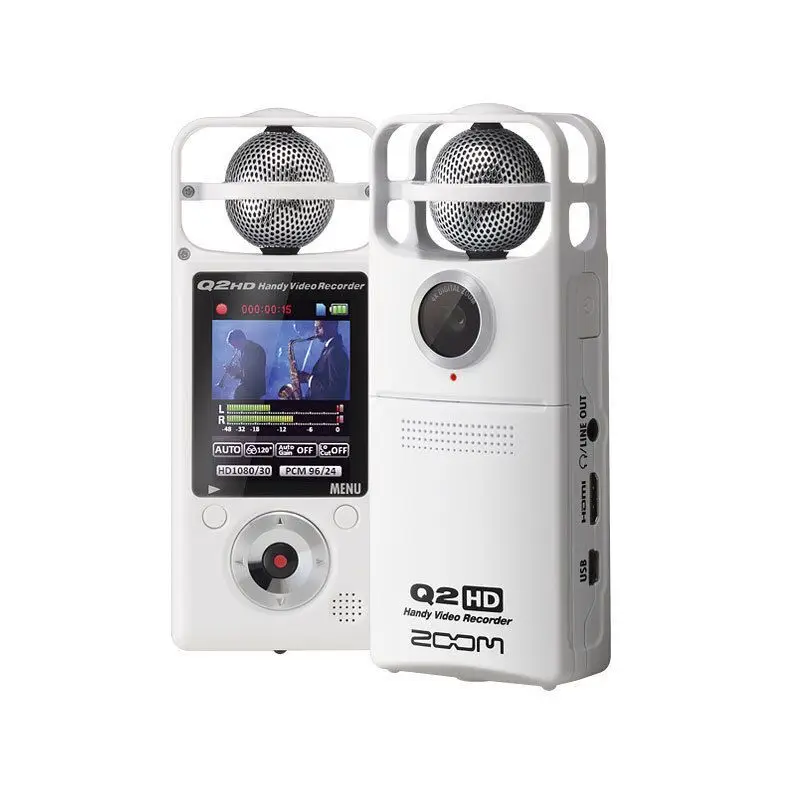 ZOOM Q2HD 1080P HD Цифровая видеокамера рекордер Профессиональный голос mp3 рекордер SLR микро аудио запись звука