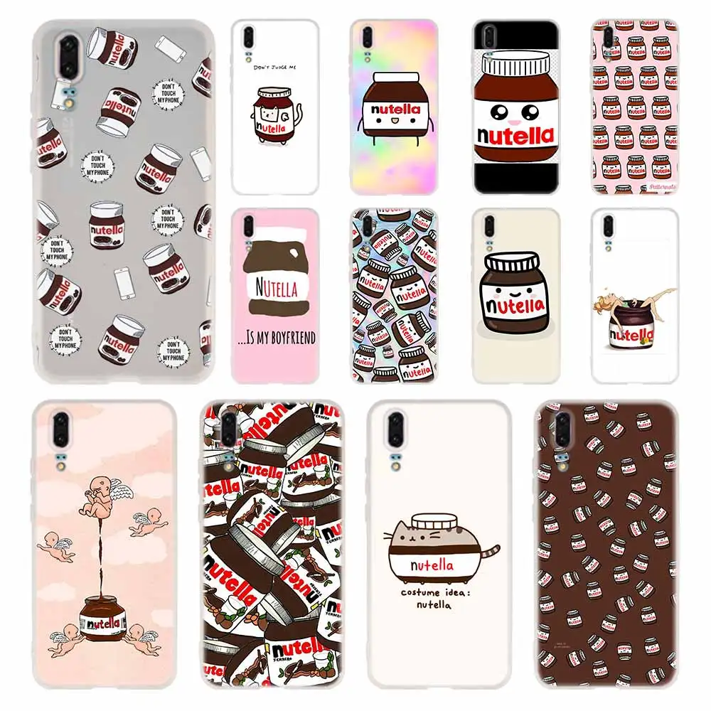 Чехол для телефона с шоколадной едой Tumblr Nutella Huawei P40 P9 P10 P20 P30 Lite чехлы Pro P Smart 2019