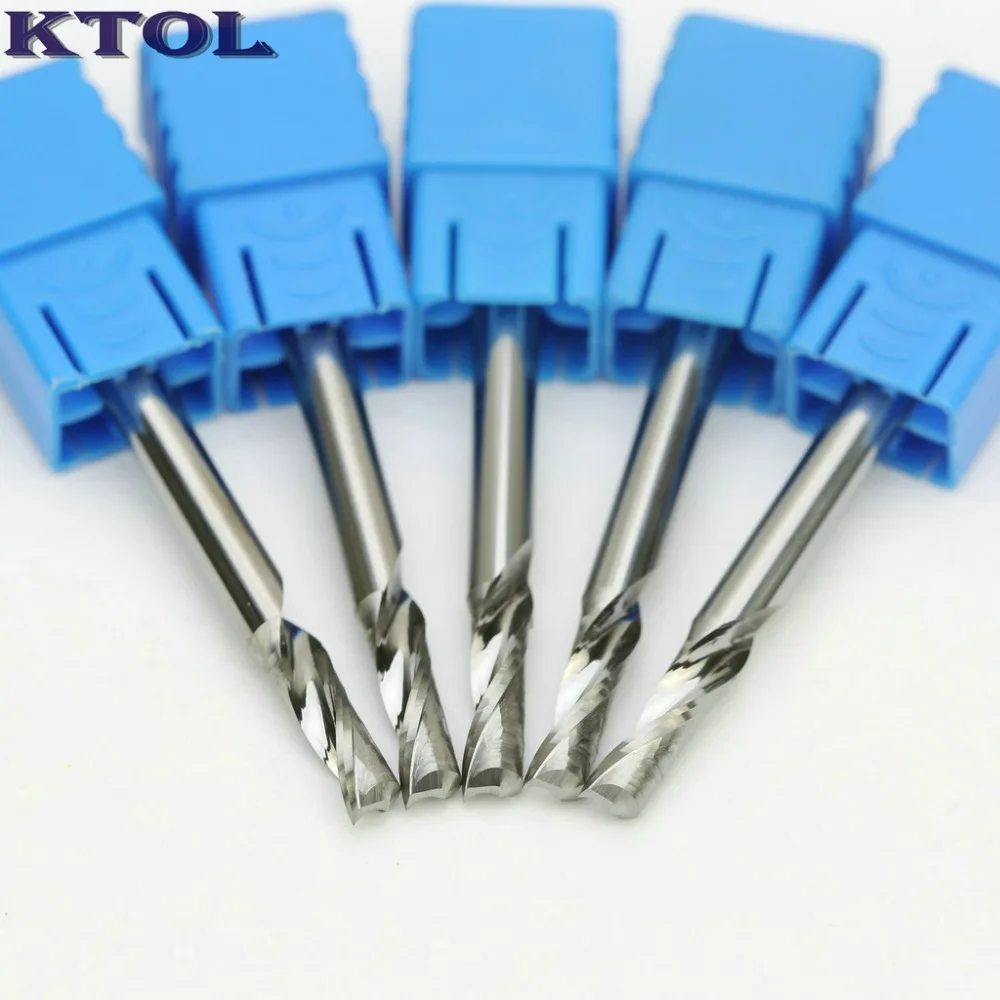 Бесплатная доставка 5 шт. 4*12 мм спиральная фреза с одной канавкой вольфрамовые